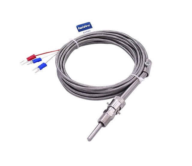 Spring-loaded thermocouple